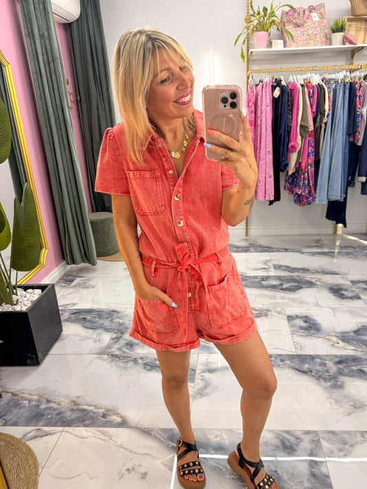 Combishort ZINA corail