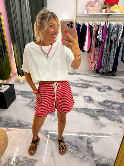 Short SORBET pink/red