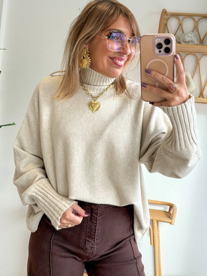 Pull AMÉLIA beige