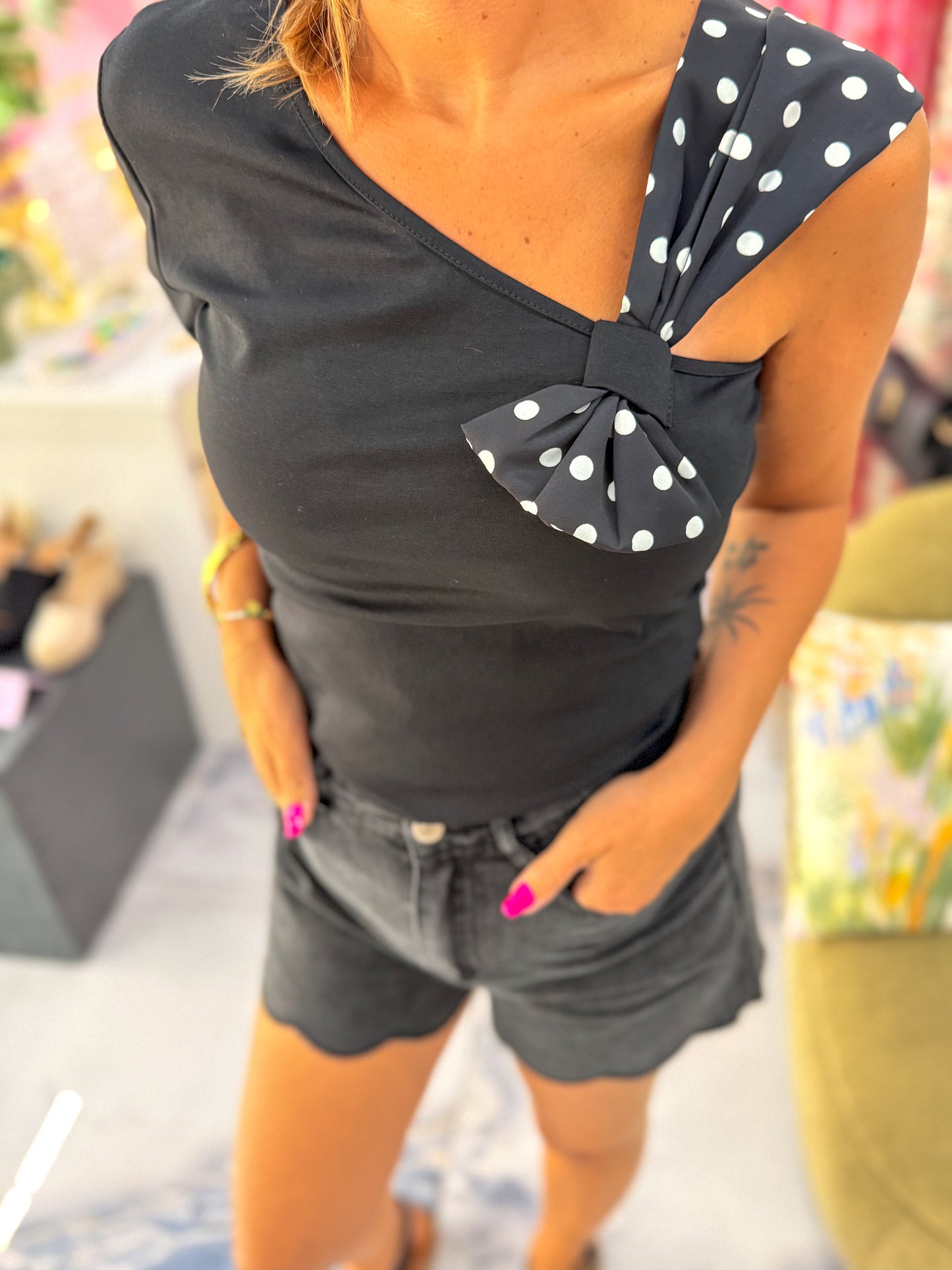 Top JOSEPHINE noir