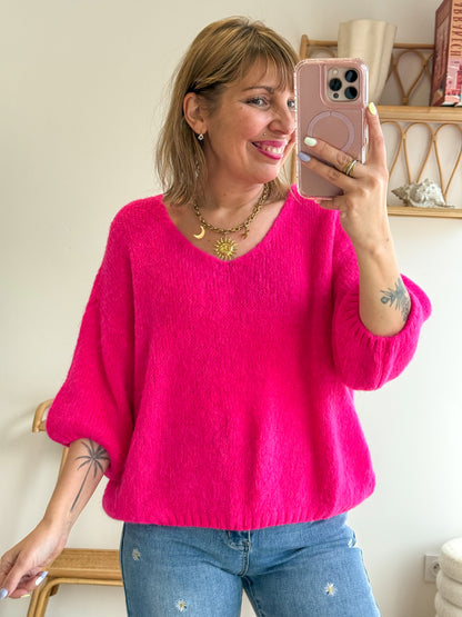 Pull DOUCEUR Fushia