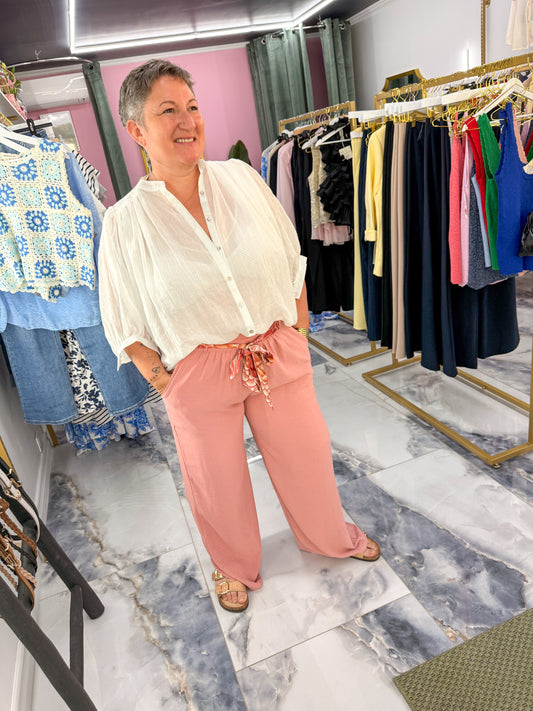 Pantalon AMA rose