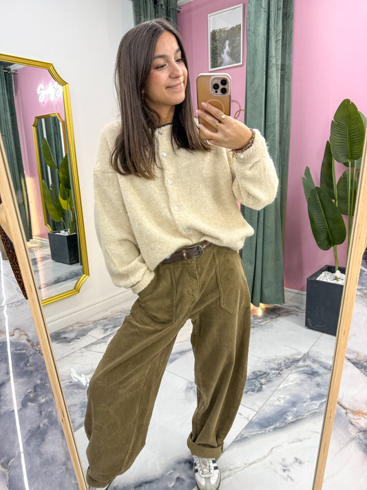 Pantalon ROMA velours camel