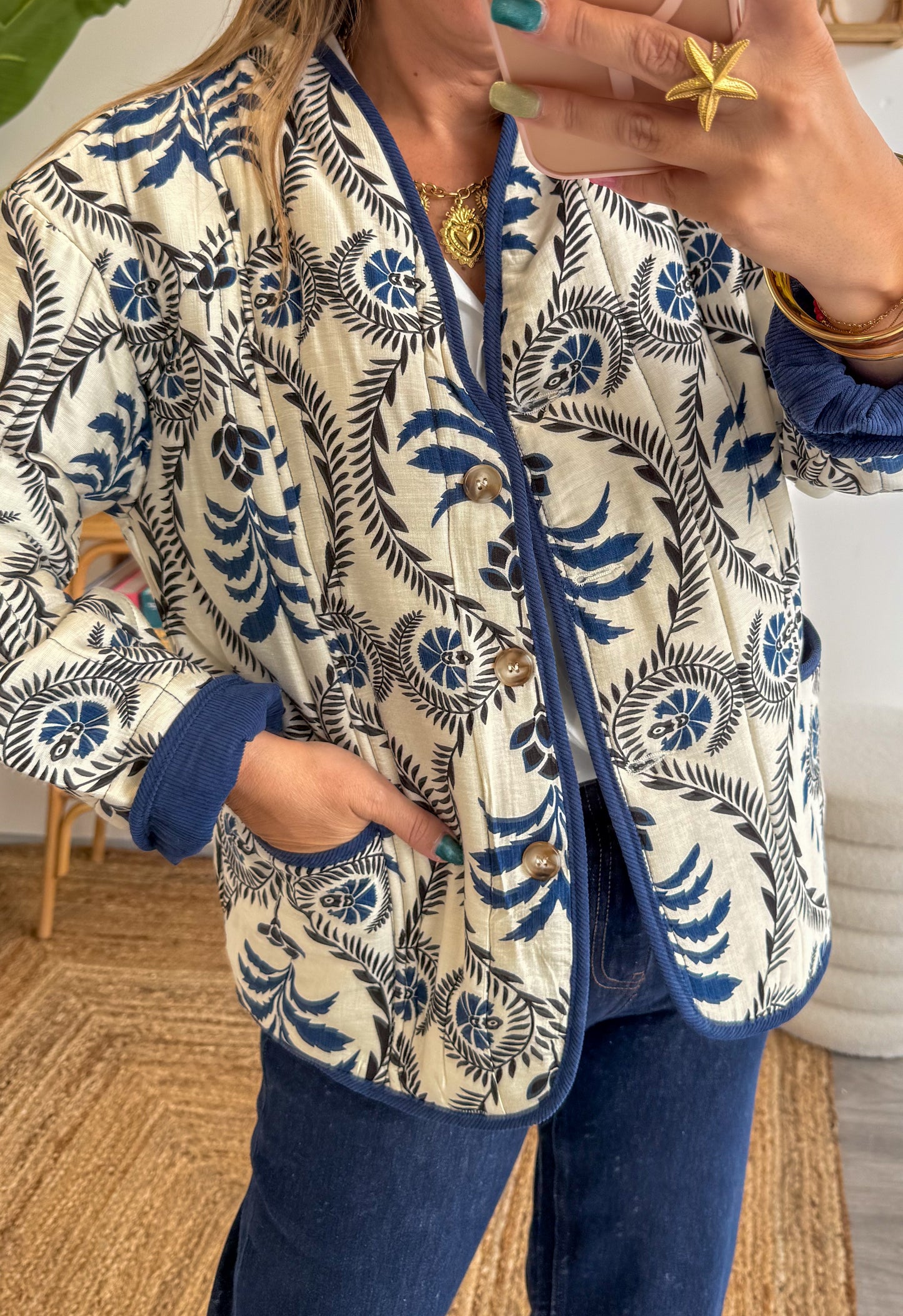 Veste LYRA bleu marine