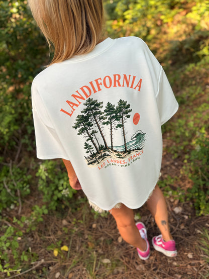 T-shirt SWEETY Créa LANDES Blanc- PRE CO’ envoi FIN JUIN 💖