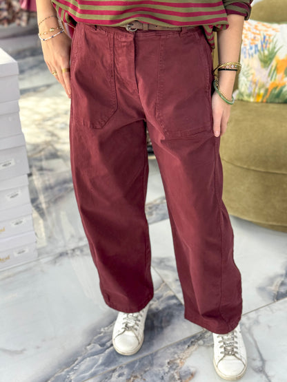 Pantalon ROMY Bordeaux