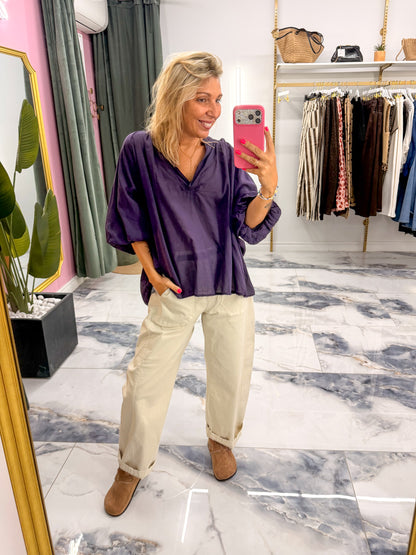 Blouse ELIA prune