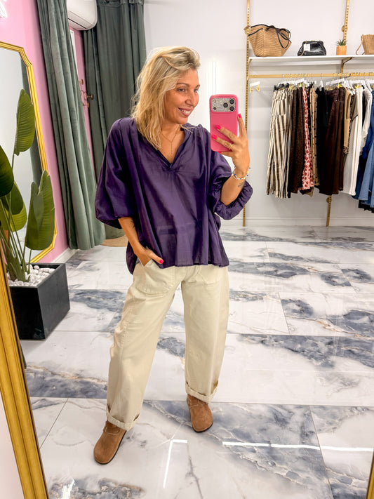 Blouse ELIA prune