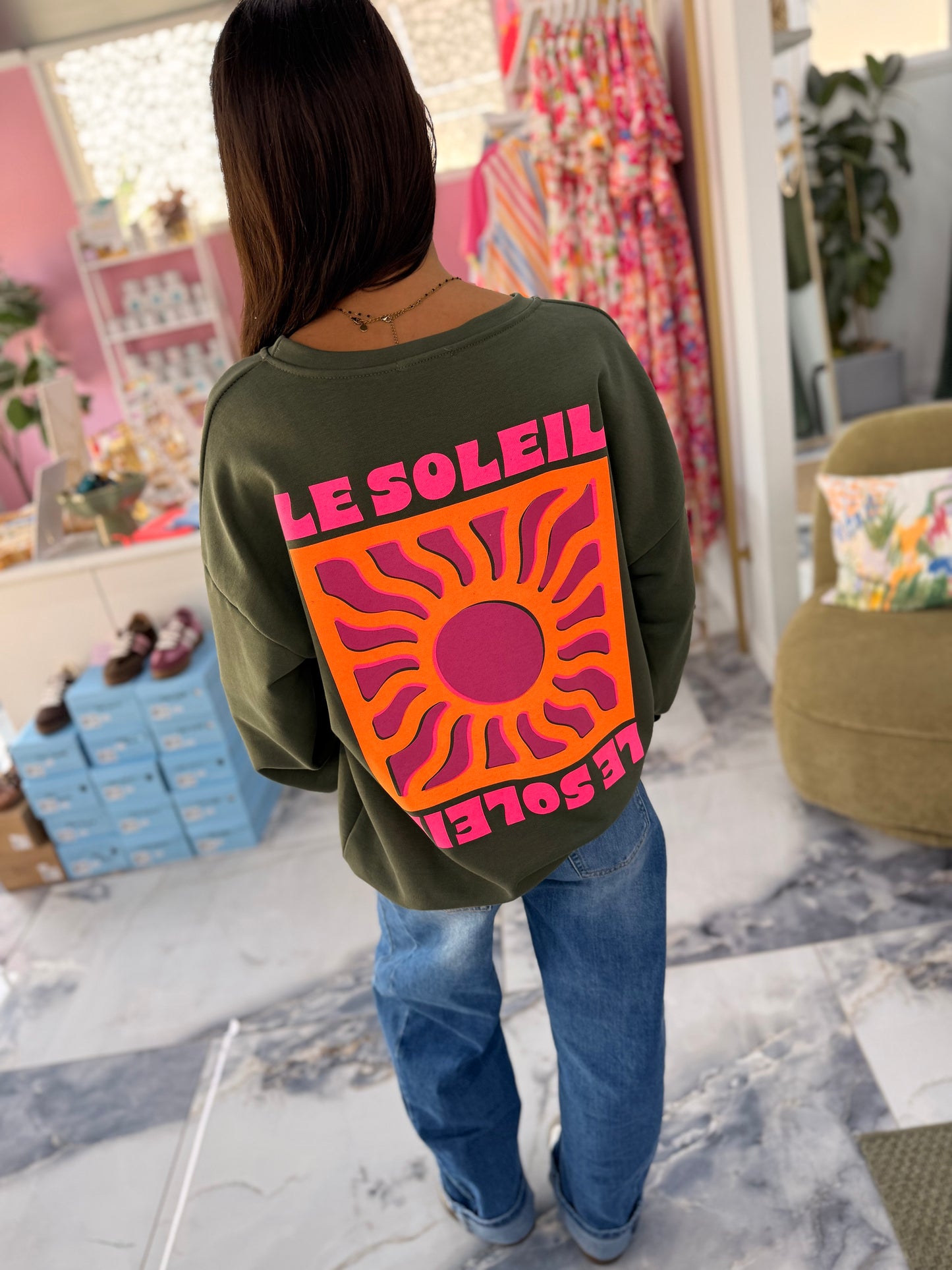 Sweat LE SOLEIL Kaki