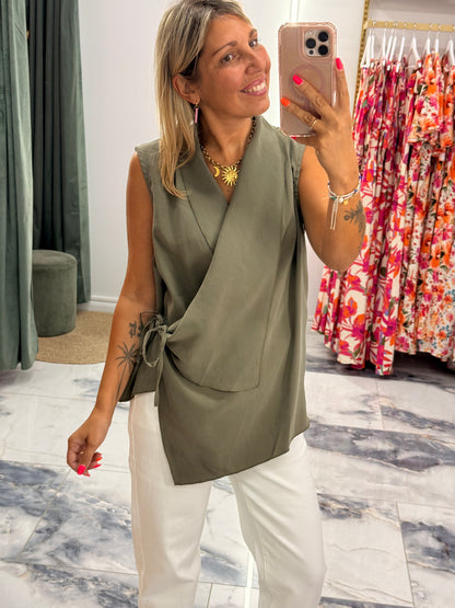 Blouse CHARLIZE Kaki