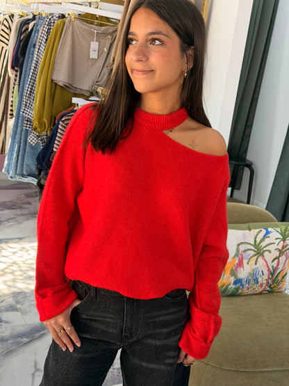 Pull NAOMIE rouge