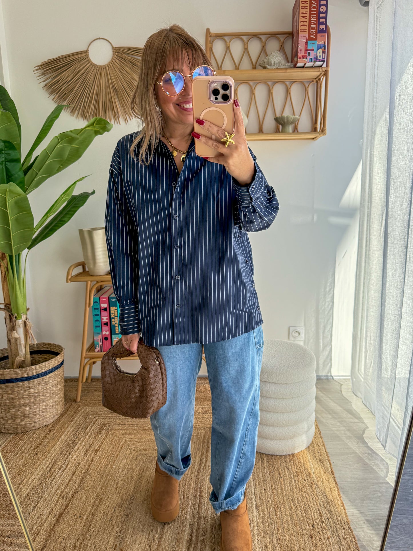 Chemise NOA Bleu Marine