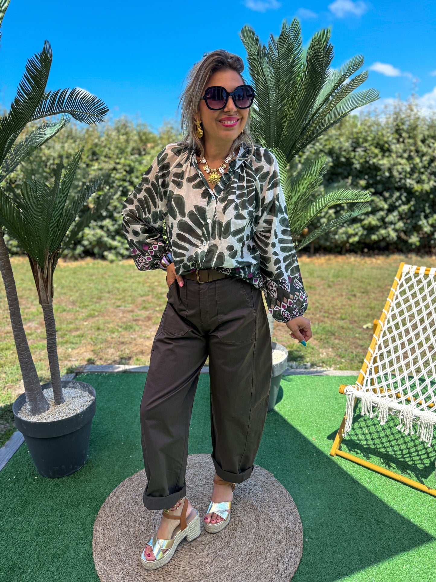 Blouse NOVA kaki