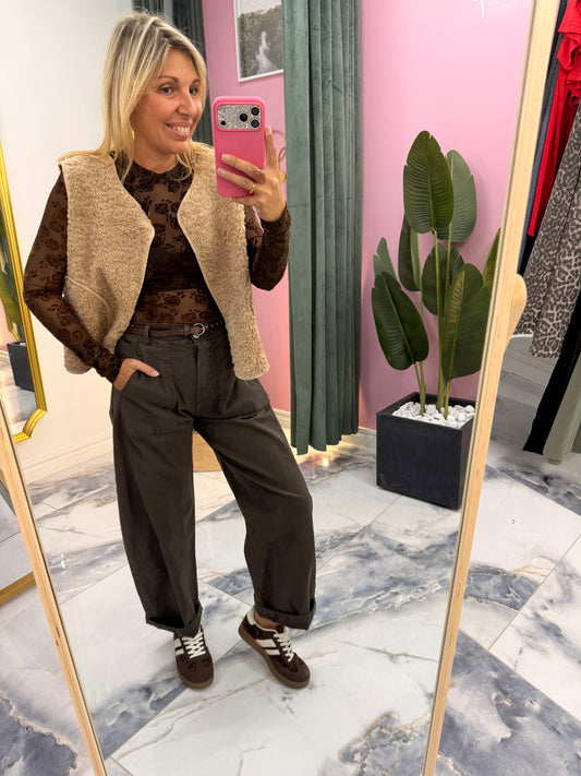 Pantalon ROMY Choco