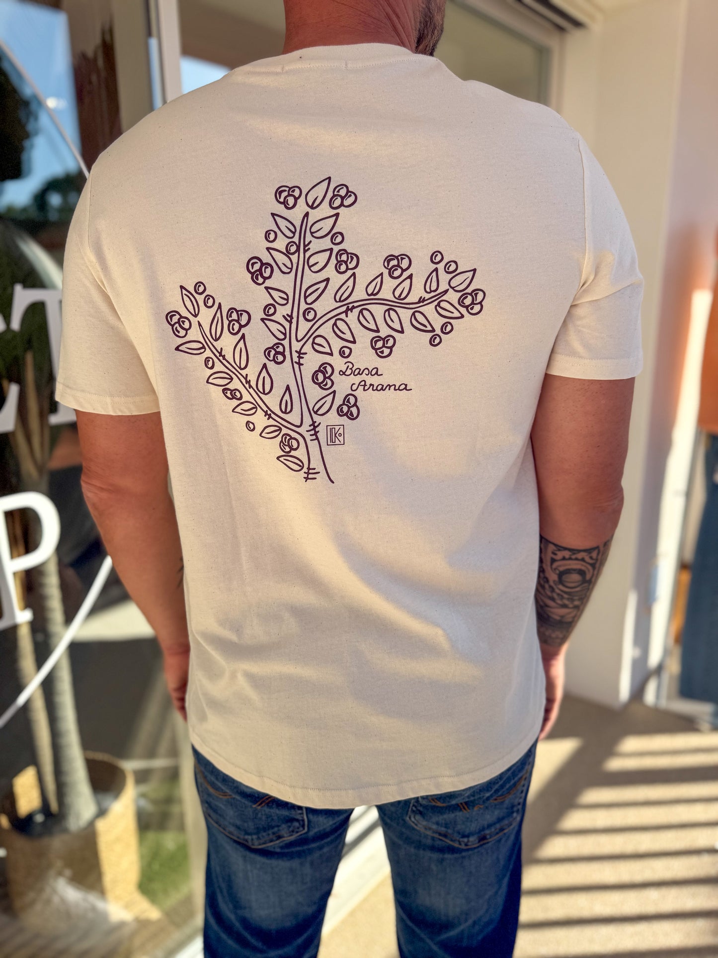 T-shirt BASA ARANA Beige naturel