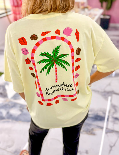 T-shirt COQUILLAGE Jaune