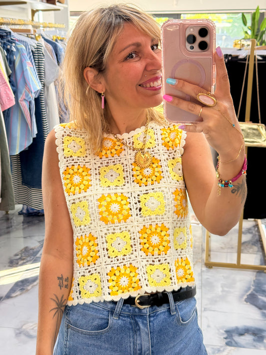 Top RIVAGE Jaune