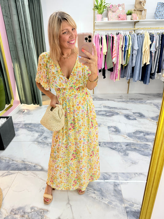 Robe PRAIRIE jaune