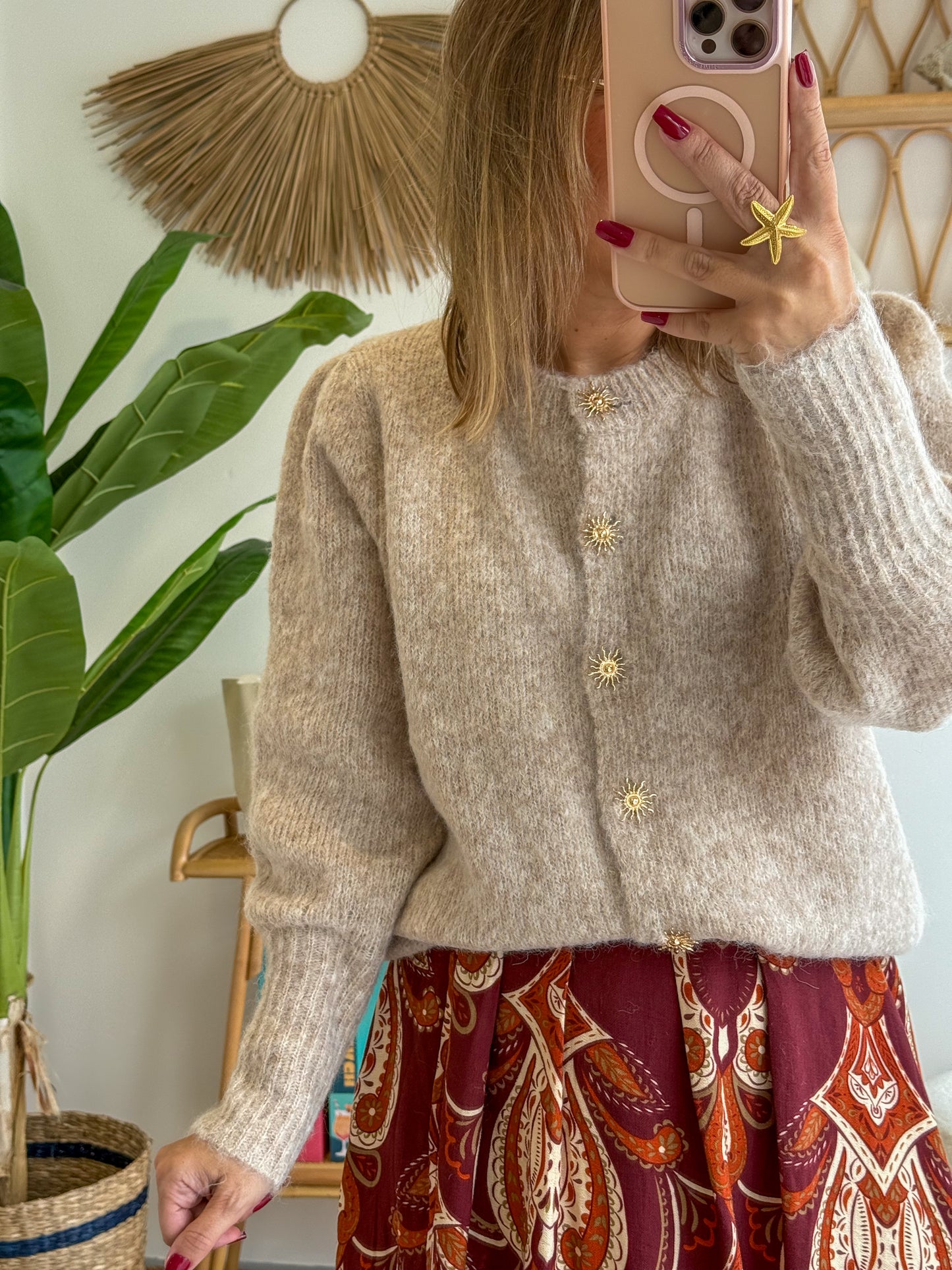 Gilet SOLEA taupe