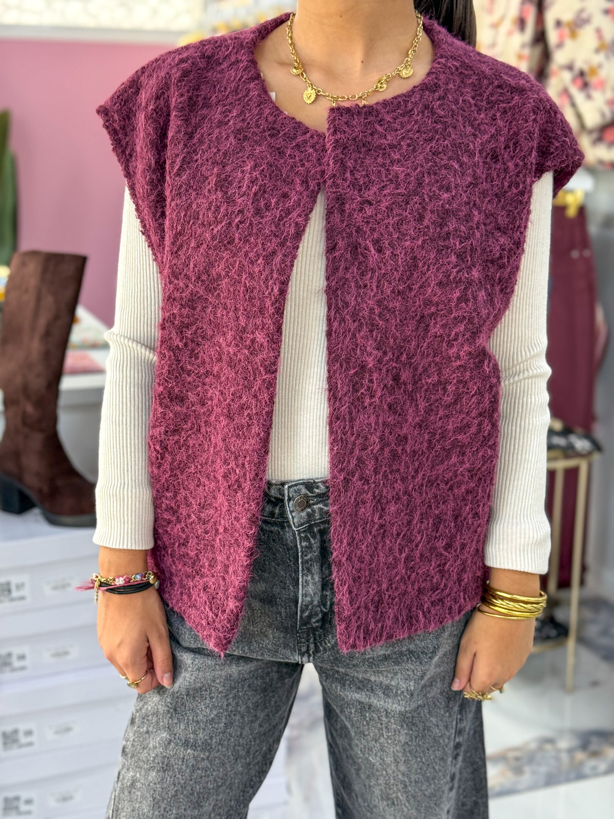 Gilet ALBA violine