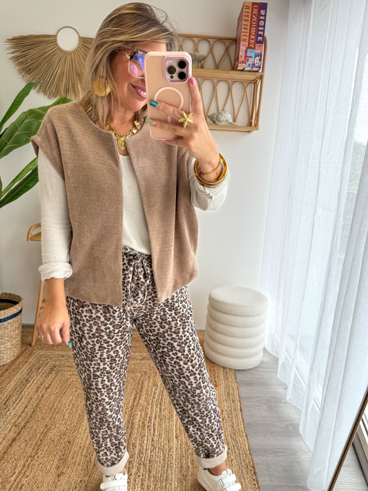 Gilet KAIA camel