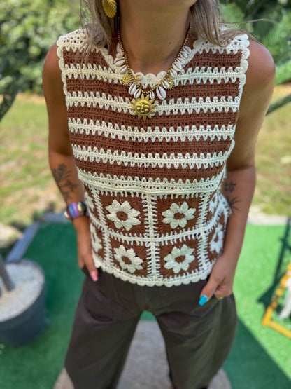 Top crochet AMARA