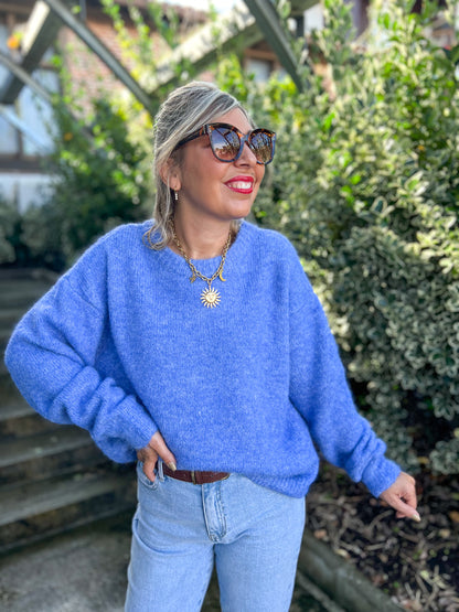 Pull COLETTE bleu lavande