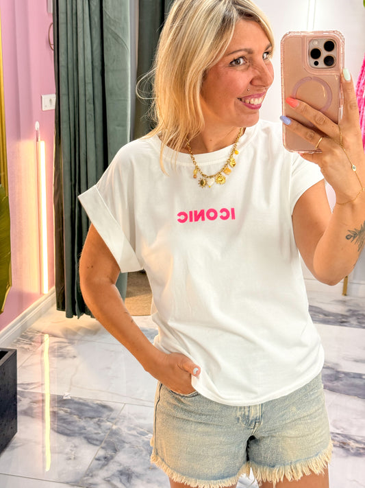 T-shirt ICONIC Blanc