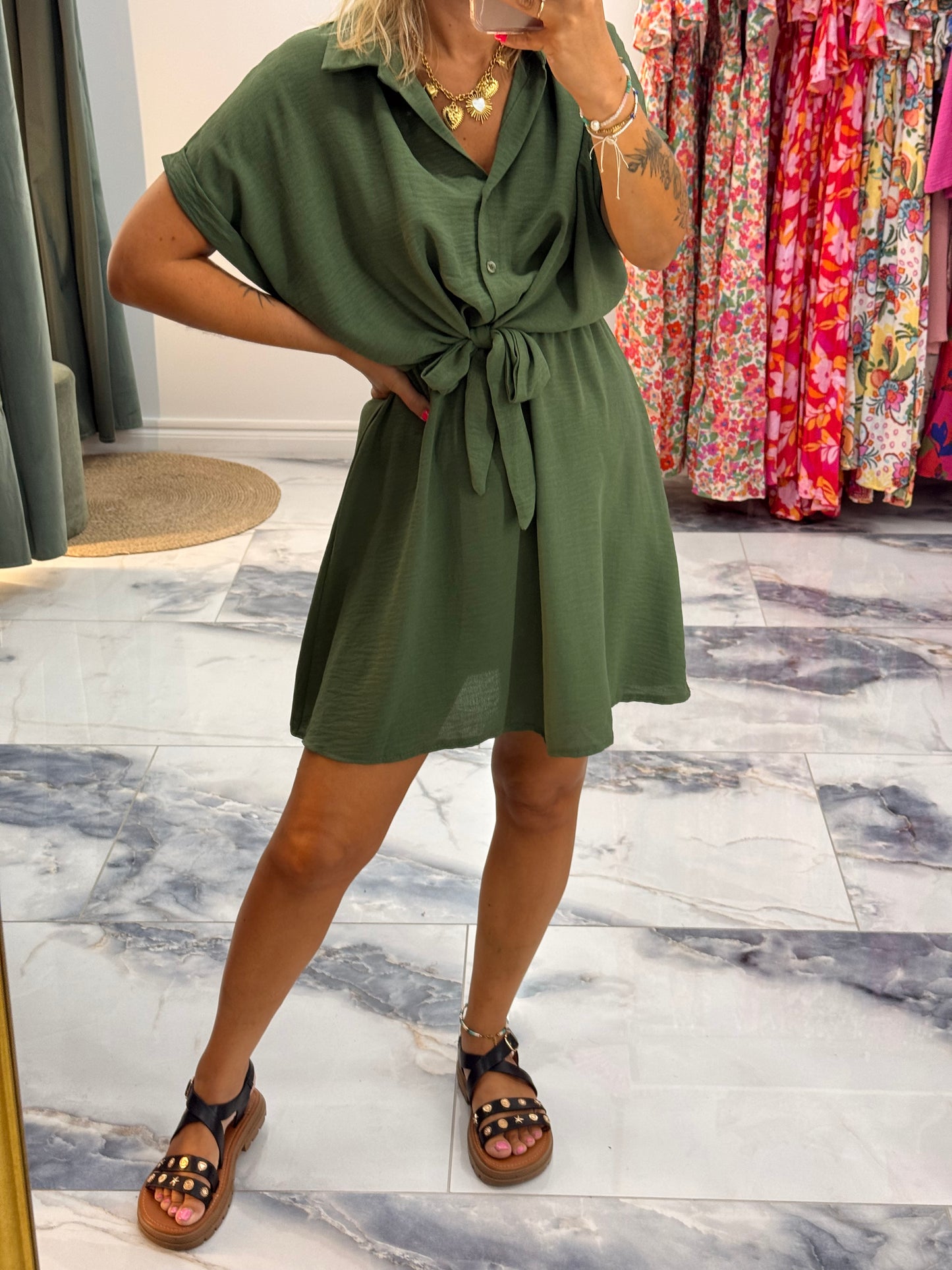 Robe MANUELLA kaki