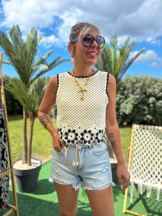 Top crochet DAISY