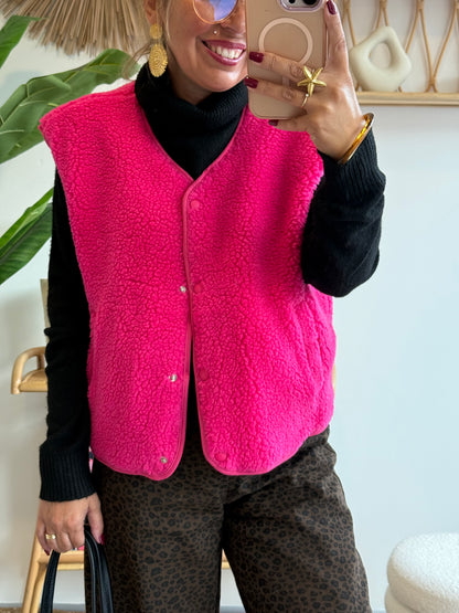 Gilet COZY Fushia