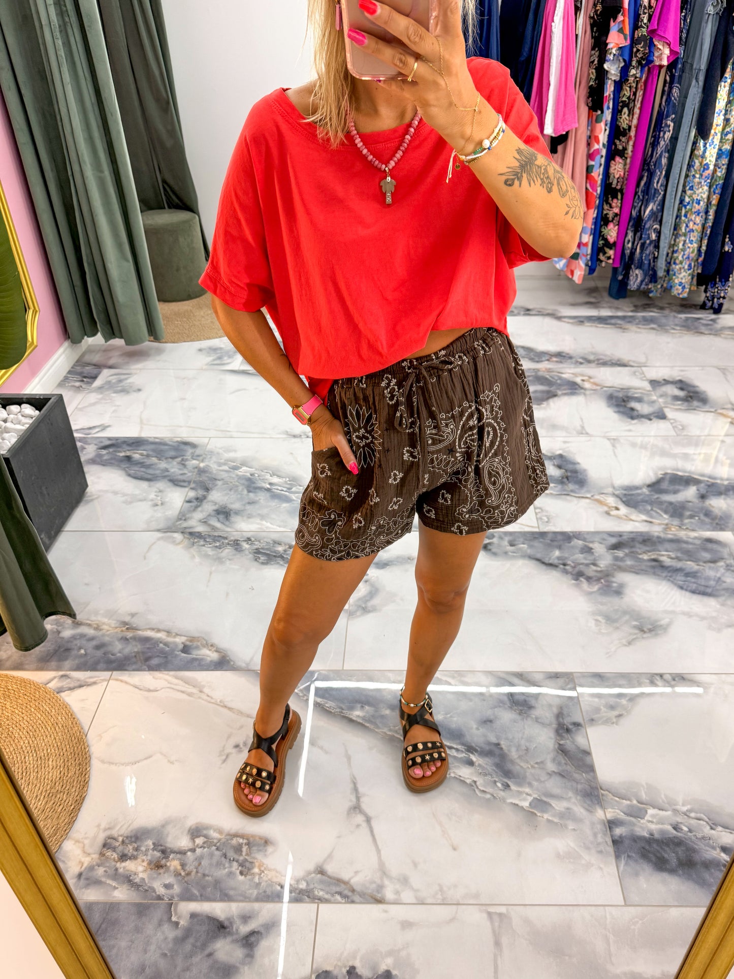 T-shirt NINON rouge
