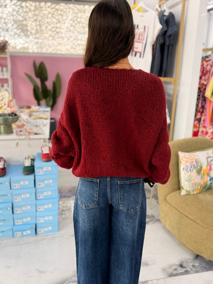 Pull TWIST bordeaux