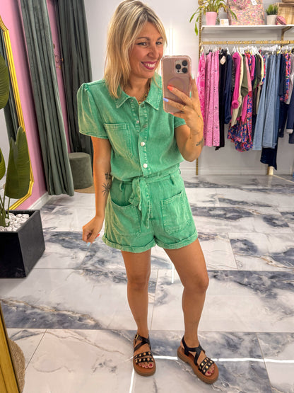 Combishort ZINA vert