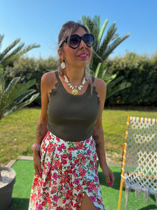 Débardeur WAVEY kaki