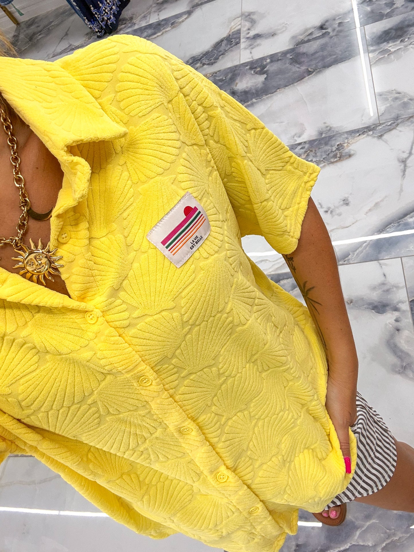 Chemise SUN jaune