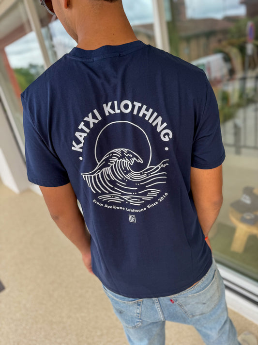 T-shirt BELHARA bleu marine- KATXI KLOTHING