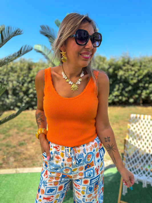 Débardeur ANNICK orange