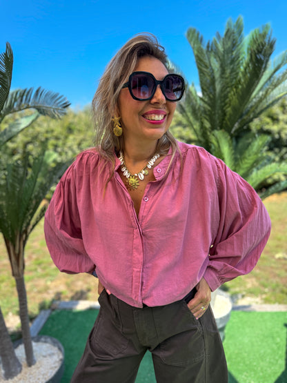 Blouse AMBRE rose