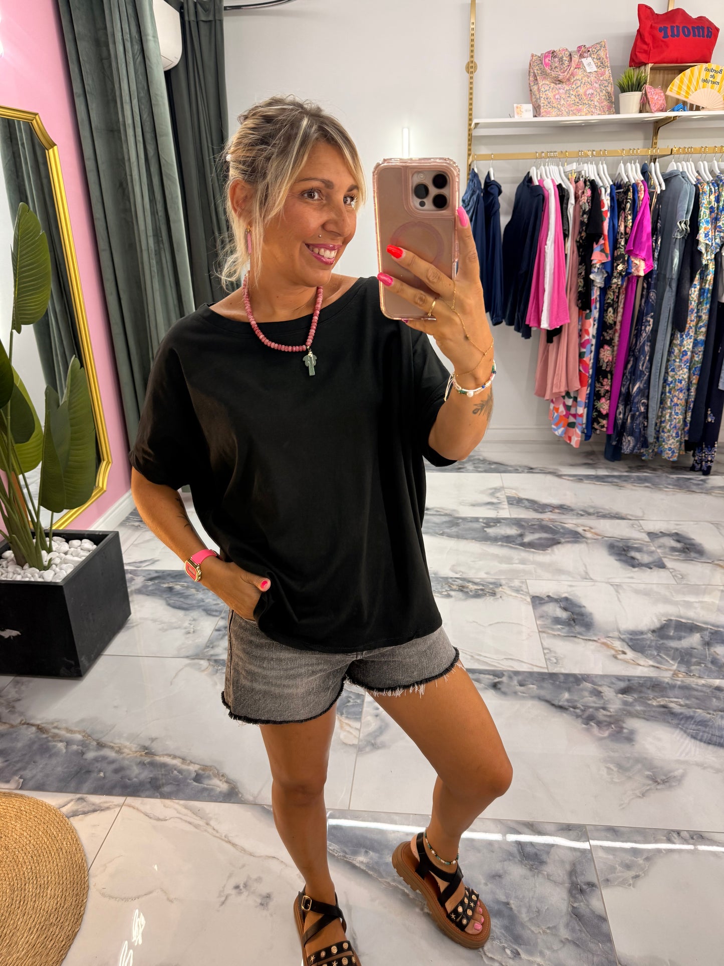 T-shirt NINON noir