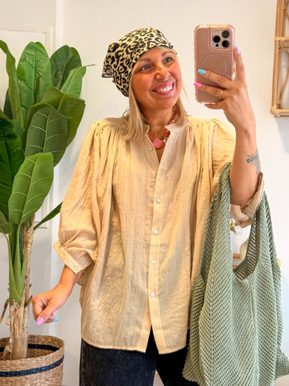 Foulard CARRÉ léopard