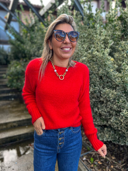 Pull GIANI rouge