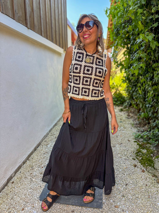 Jupe ZÉPHYR noir