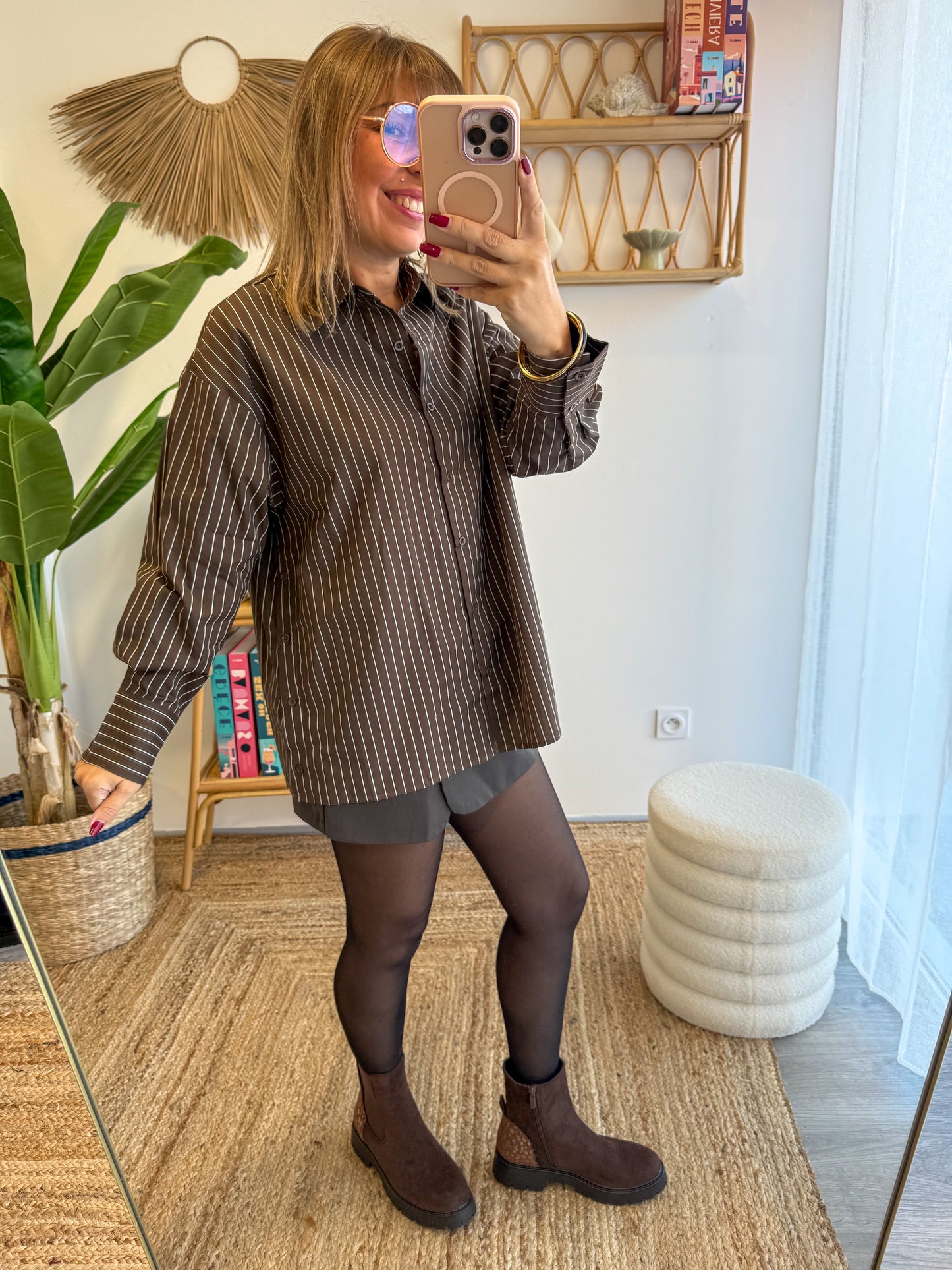 Chemise NOA Choco