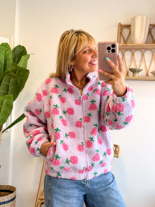 Veste polaire FRESCA rose