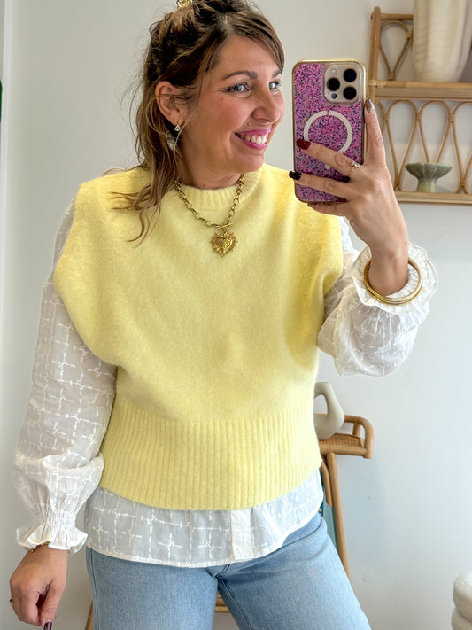 Pull BABY jaune