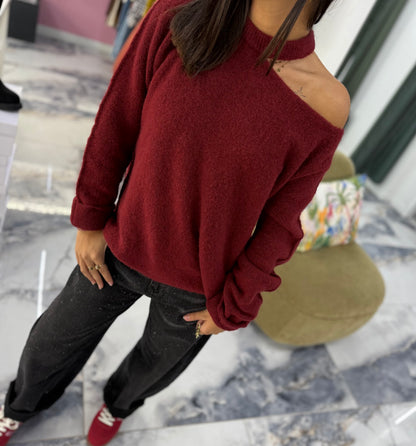 Pull NAOMIE bordeaux