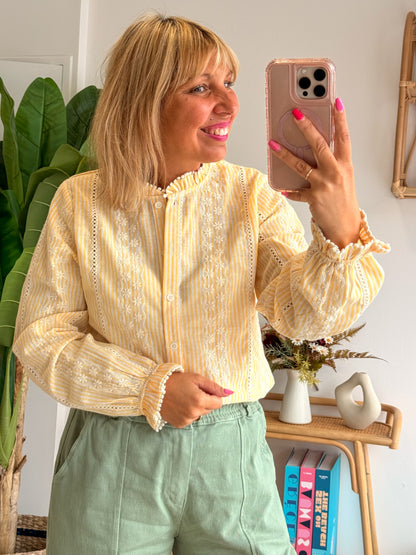 Chemise SALOMÉ jaune