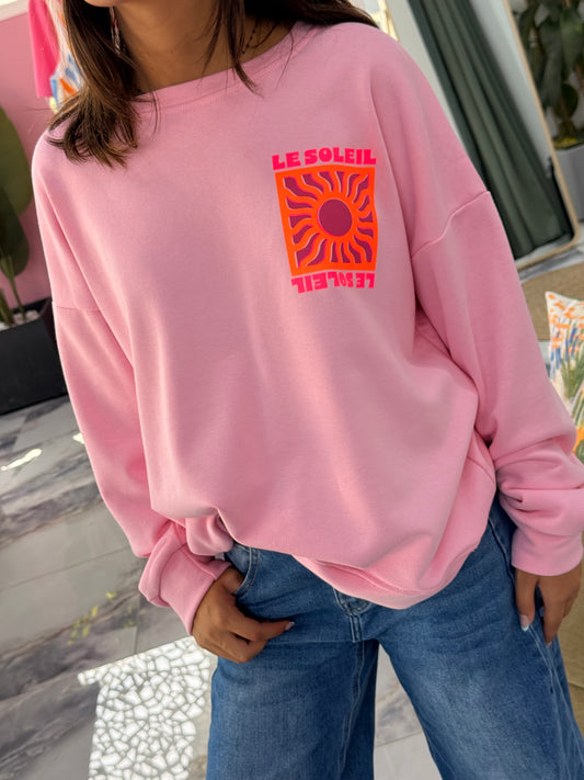 Sweat LE SOLEIL Rose