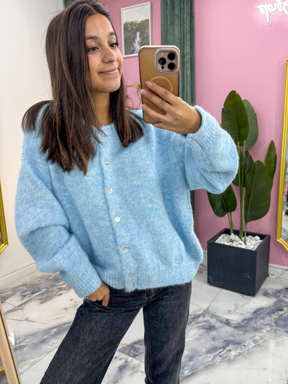 Gilet MEGGY Aurore bleu